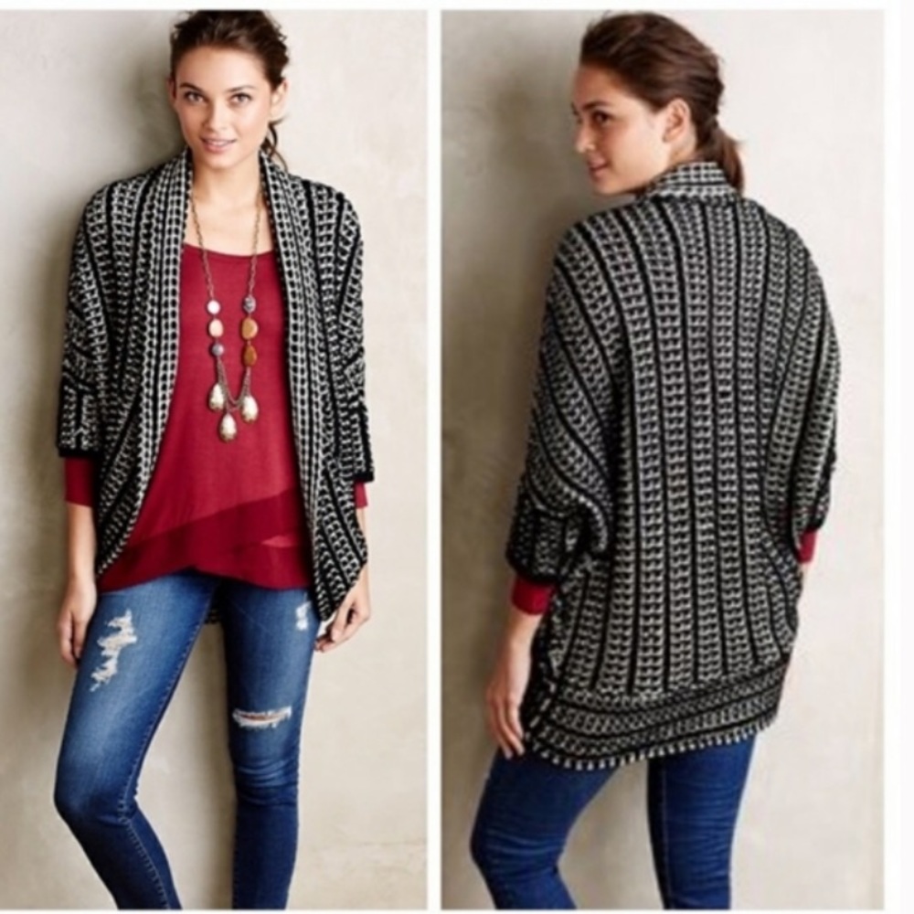 Moth maija cocoon knit cardigan XS